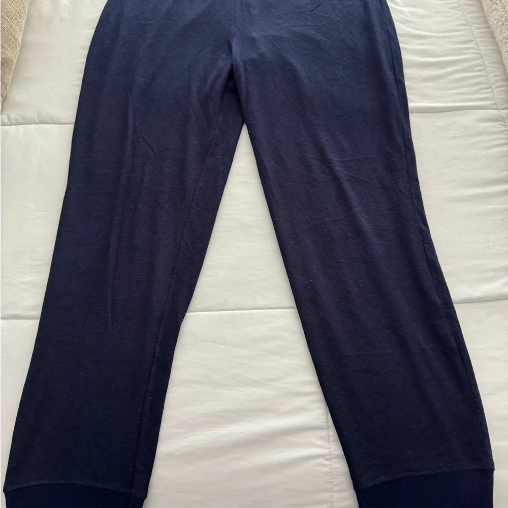 Lightweight Extra Soft Navy Blue Jogger Pants Size XL - Picture 2 of 3